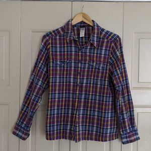 Patagonia women's plaid 100% organic long sleeve